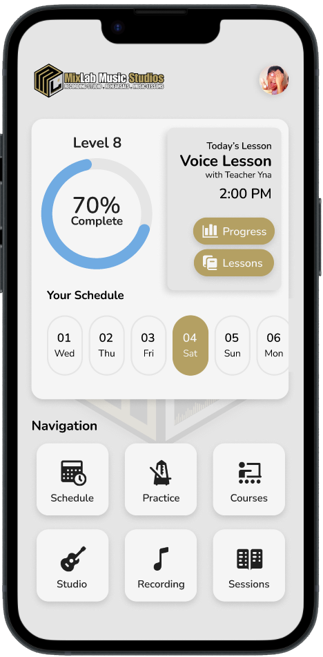 MixLab Connect App Interface